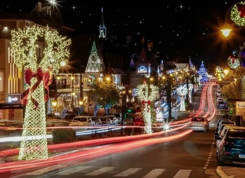 O que fazer em Gramado: guia atualizado 6 Foto da Avenida Borges de Medeiros, centro de Gramado.