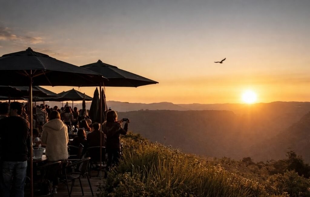 Roteiro Gramado 4 Dias: Melhores atrações e restaurantes 2 Por do sol no Olivas de Gramado