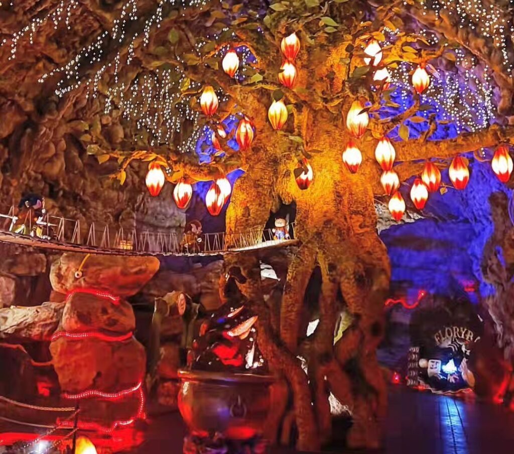Parque temático Florybal: Diversão para toda família 1 Decoração mágica do Parque Florybal