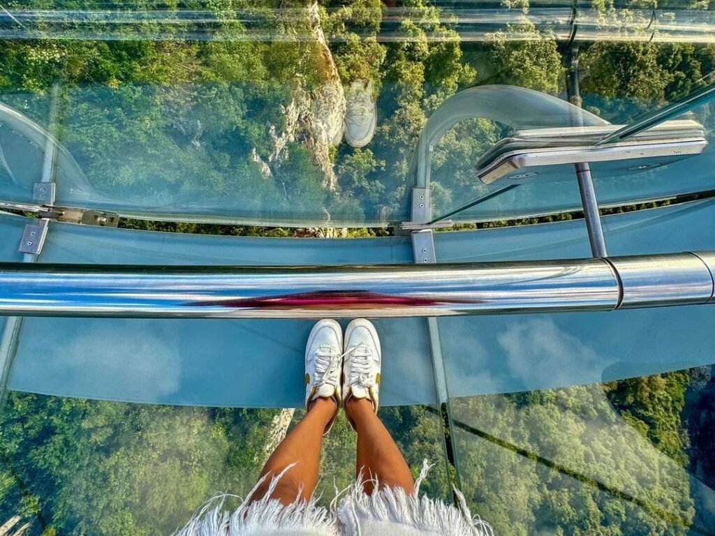 Skyglass Canela: Uma Aventura nas Alturas 2 Skyglass Canela, vista do alto da plataforma